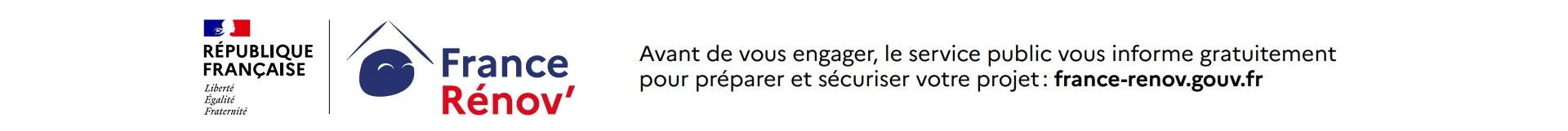 France Rénov' — Avant de vous engager, le service public vous informe gratuitement pour préparer et sécuriser votre projet.